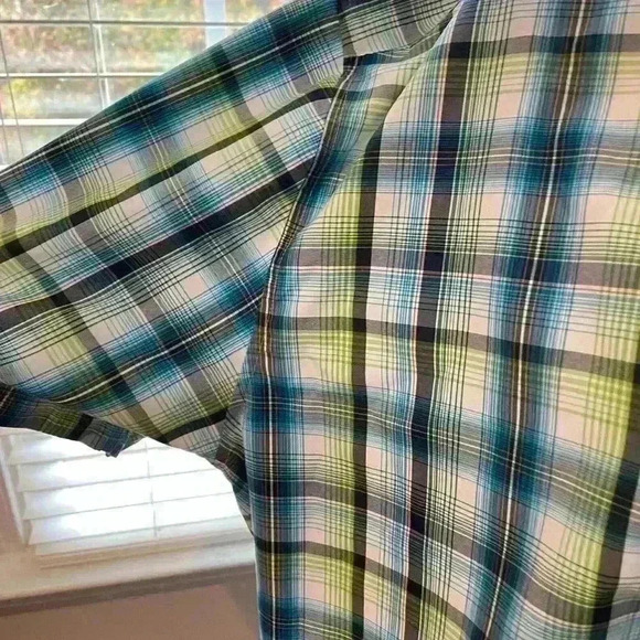 Mens Marmot Short Sleeve Plaid Button Down Size XXL - Picture 2 of 6